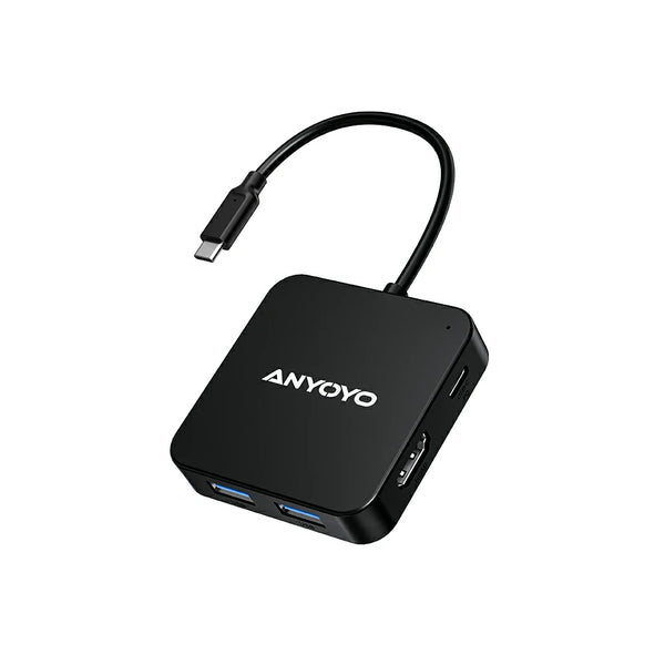 Anyoyo 6-in-1 USB C 3.0  Docking Station with 4K 30Hz HDMI 100W PD