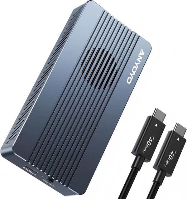 Anyoyo 40Gbps M.2 NVME SSD Enclosure with Cooling Fan