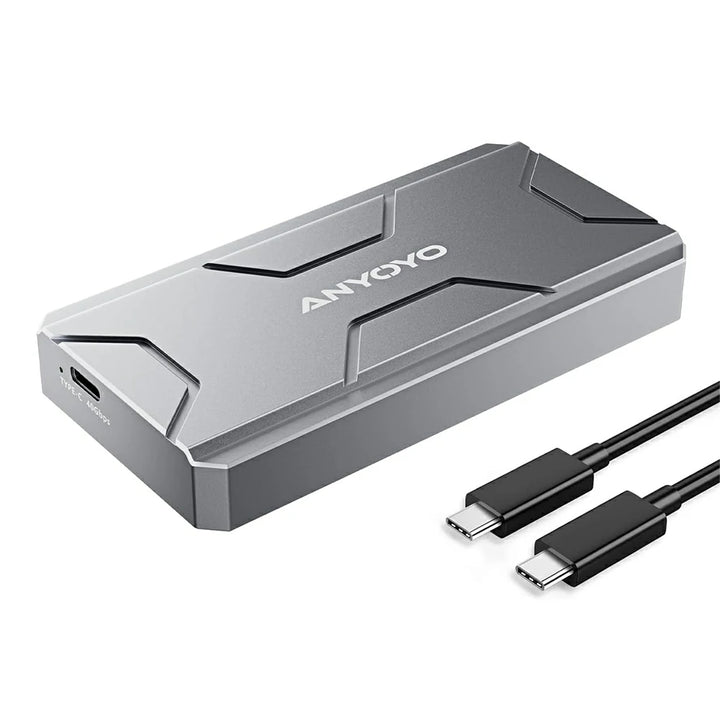 Anyoyo 40Gbps M.2 NVMe to USB C Aluminum Shell SSD Enclosure