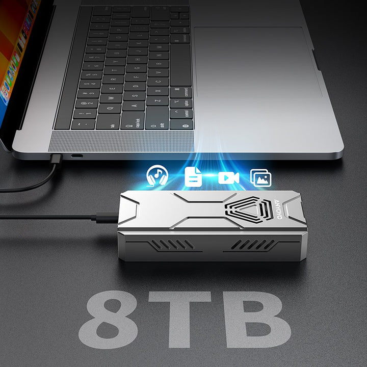 Anyoyo 40Gbps M.2 NVMe to USB C Built-in Fan SSD Enclosure